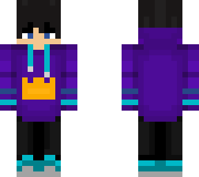 boy in purple hoodie