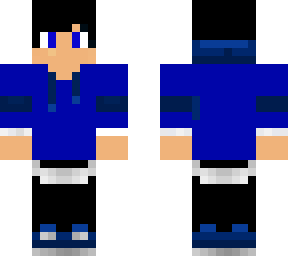 icewolf10 minecraft skin with hoodie