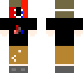 my nether obsidian/lodestone smp skin but corrupted by the egg