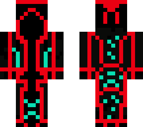 ninja mage with neon touches