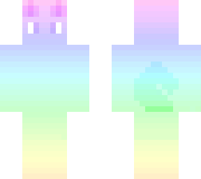 pastel rainbow wolf