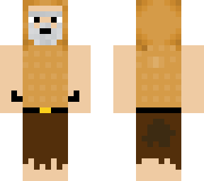 peanut cave man (grayish beard)