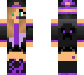 purple gamer girl