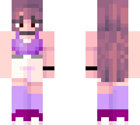 purple gamer girl