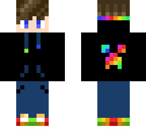 rainbow creeper hoodie