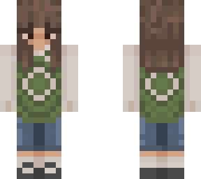spiral sweater green