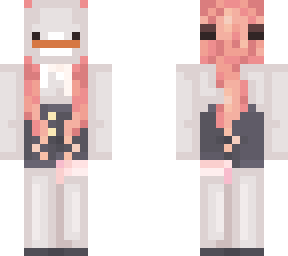 swan girl orange hair