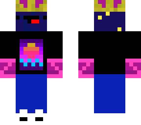 vaporwave skin with vaporwave clothes