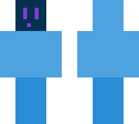 a random blue amogus character disguised