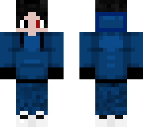 blue hoodie boy