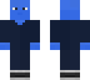 blue man