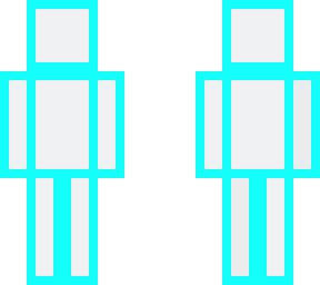 blue outline skin
