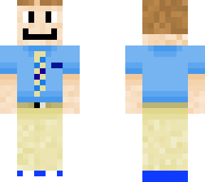 blue shirt guy