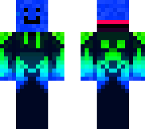 blue smiley gamer in hoodie