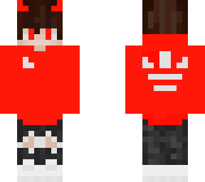 cool red demon boy