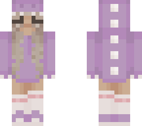 dinosaur girl purple blond