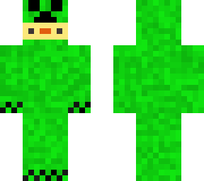 duck in creeper onesie