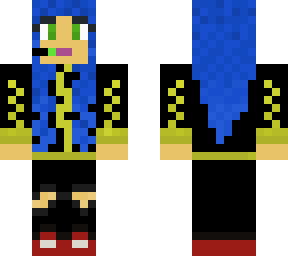 gamer girl yellow