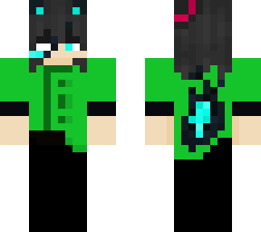 ghoul/spirit/soul fox in green shirt