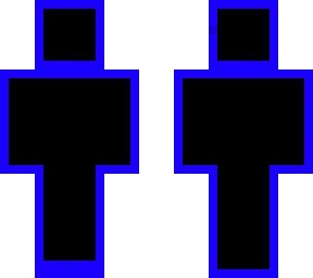 glowy person (blue)