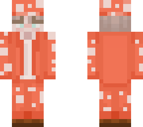 mushroom suit w/ short hair