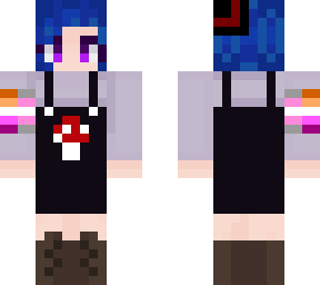 mushroom witch with pride armband
