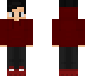 red hoodie