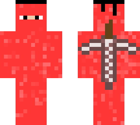 red ninja (with iron sword )