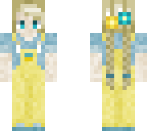 slava ukraini - a girl dressed in the national colors of ukraine (with braids)