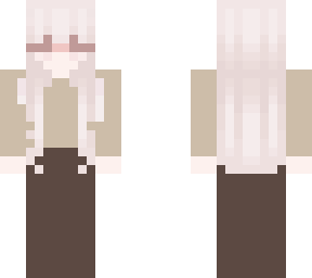 white hair girl