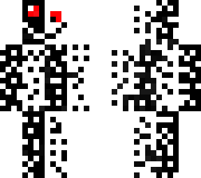 demonic black and white