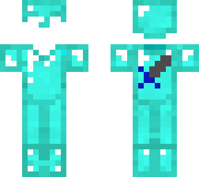 diamond armor with sword