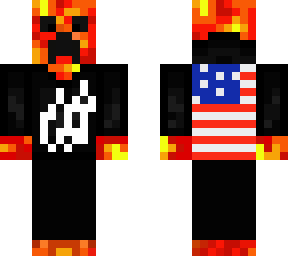 prestonplayz with american flag on back