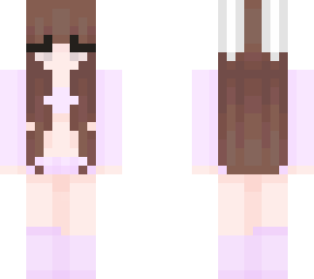 purple bunny skin