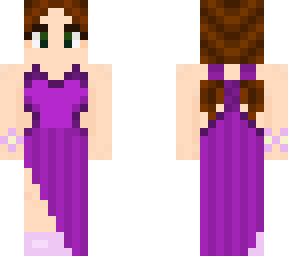 purple dress