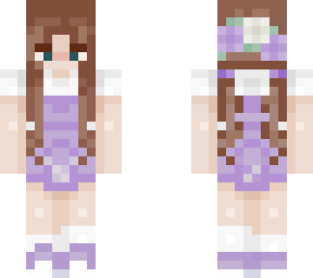 purple outfit