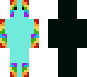 Rainbow dude | Minecraft Skin
