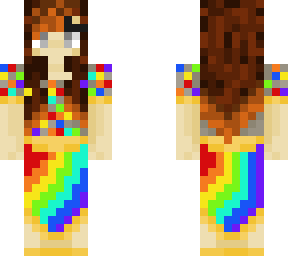 sparkly rainbow girl