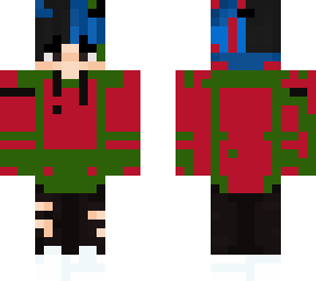 sweaty red and green