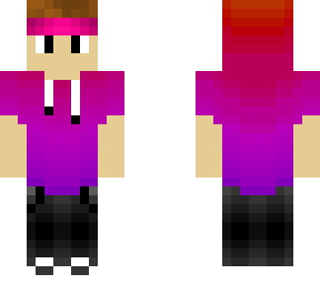 vibrant purple to red