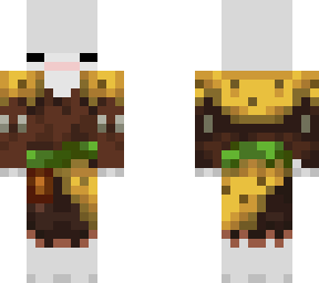 warm frog in jungle villager clothes