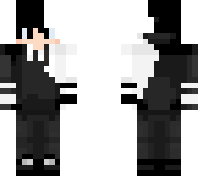 white and black