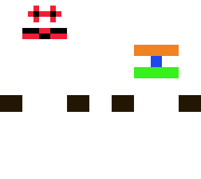 a cool white skin with  indian flag on the back :)