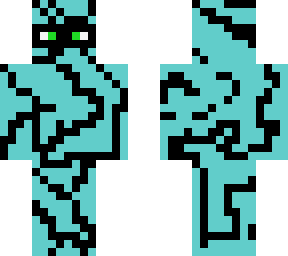 blue fire man