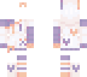 calico kawaii // orange & purple