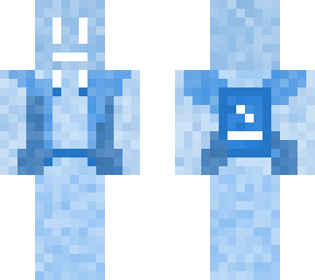 cute blue blob with hoodie and back pack
