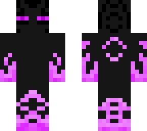 enderman on fire.