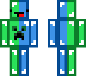 green & blue diamond boy