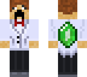 human creeper in a suit