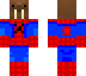 morsa con traje de spider-man / walrus in spider-man suit
